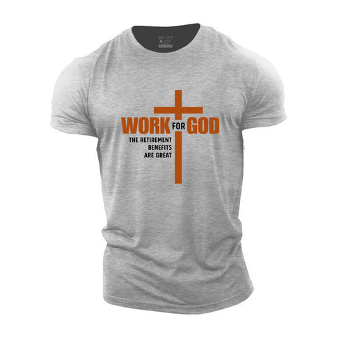 Men's Work For God Cotton T-Shirt